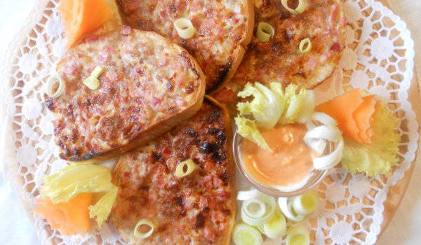 Чудни принцеси с кайма и бекон