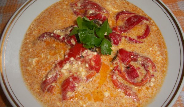 Чушки с мляко от Добруджанския край