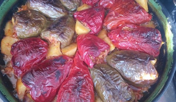 Чушки с ориз и кайма