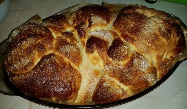 Домашен козунак с портокалов аромат