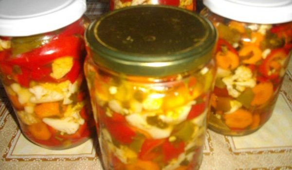 Домашна шарена туршия