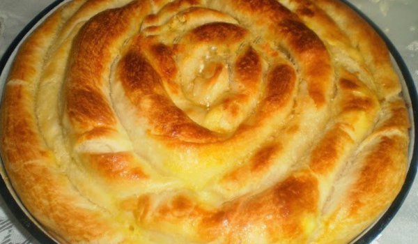 Домашна вита баница с масло