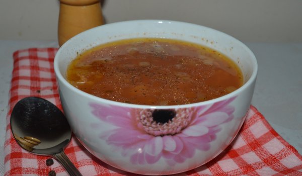 Доматена Супа с Фиде и Картофи - Моята Рецепта
