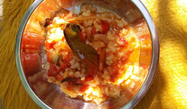 Домати с ориз по албански