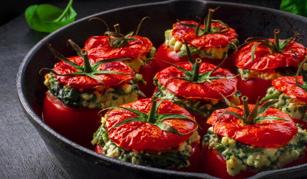 Домати със спанак по милански