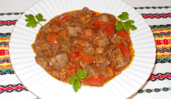 Дробчета с патладжан и чушка