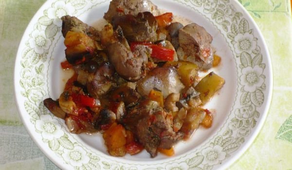 Дробчета със зеленчуци