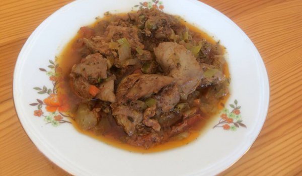 Дробчета в пикантен сладко-кисел сос