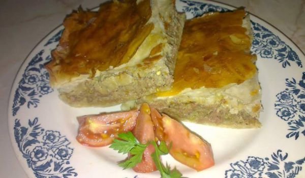 Еврейска баница Пастел де меринджена