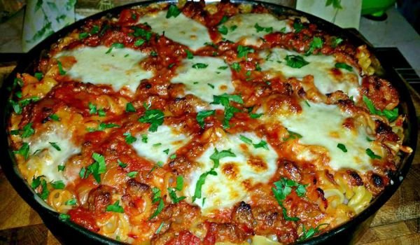 Фалшива лазаня с макарони