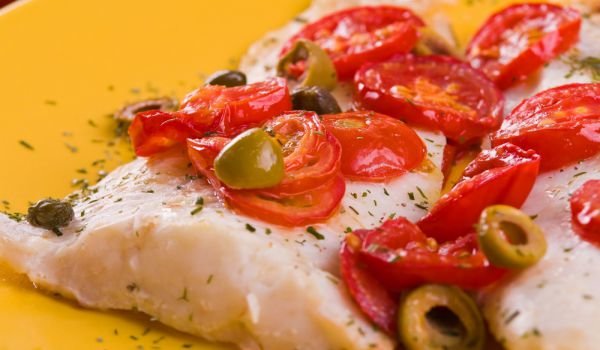 Филе от пъстърва с бяло вино