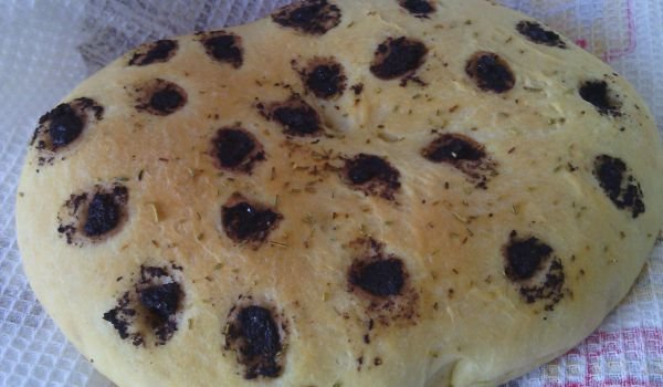 Фокача с маслинова паста