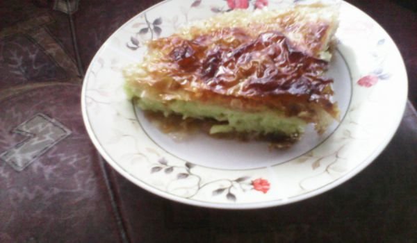 Галактобуреко (Γαλακτομπούρεκο) с лимон и канела