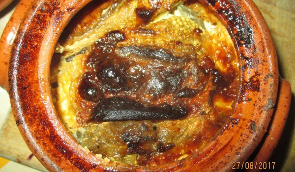 Гювече с печени чушки, патладжани и тиквички