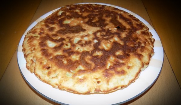 Голяма палачинка с праз