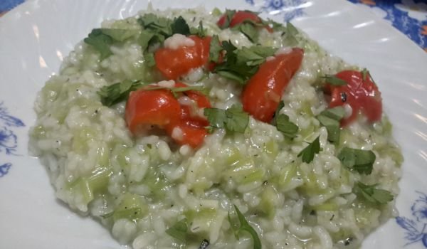 Готвени камби с ориз и праз