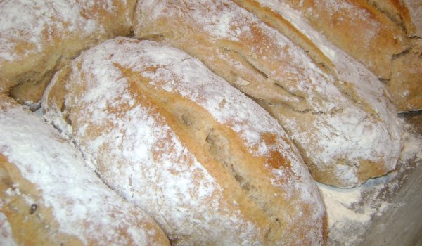 Грахамови хлебчета с кисело мляко