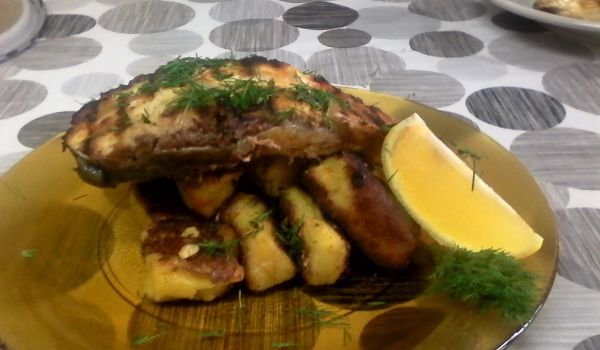 Грилован толстолоб с ньоки