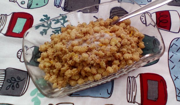 Грухана пшеница с лимон, канела и орехи