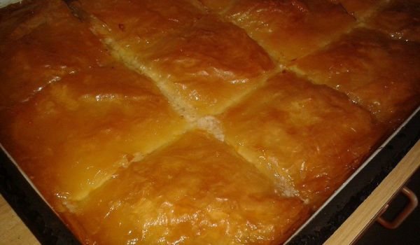 Гръцки сладкиш Галактобуреко