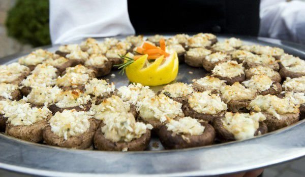 Гъби с ориз и сметана