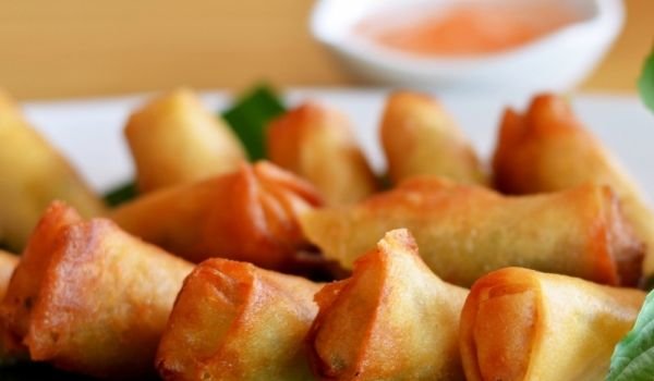 Хапки с пилешка кайма
