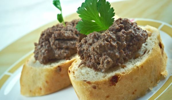 Хапки с пюре от черен дроб