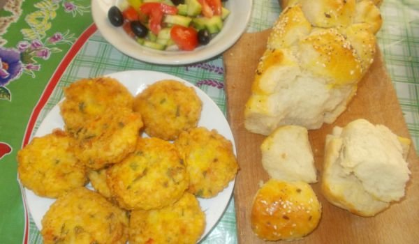 Хляб на балончета със сирене