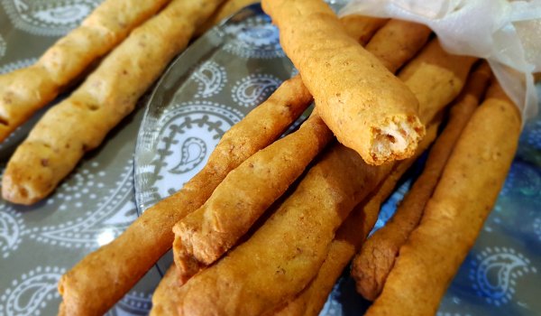 Хрупкави гризини без мая