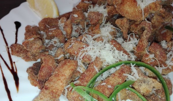 Хрупкави жулиени от свински врат