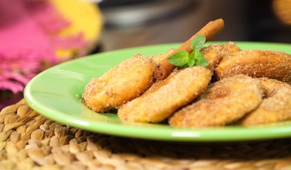 Ябълкови понички с бира