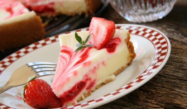 Ягодов чийзкейк с маскарпоне