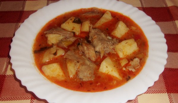 Яхния от агнешки врат