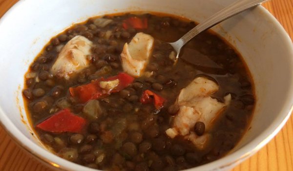 Яхния от леща и риба хек