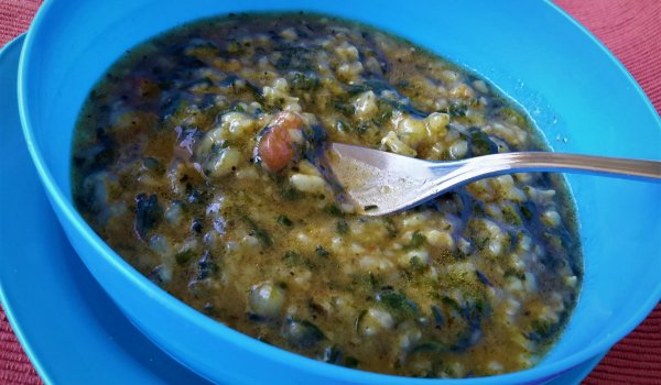 Яхния от спанак с ориз