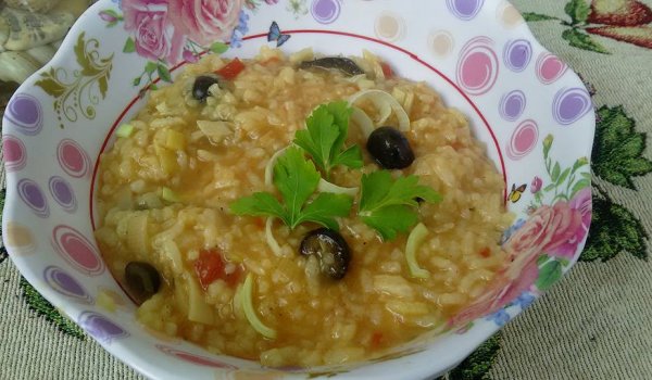 Яхния с Ориз и Маслини