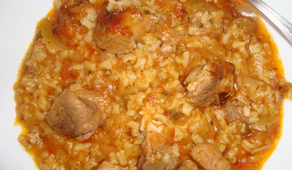 Яхния с Ориз и Свинско