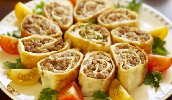 Яйчено руло с кайма