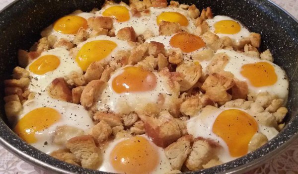 Яйца Наполеон в тава