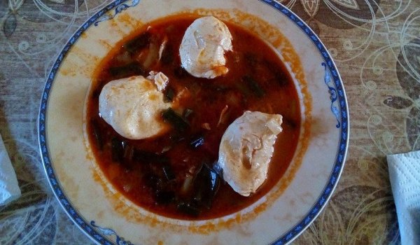 Яйца с перца в кукър