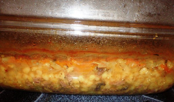 Ястие с пшеница и овче месо