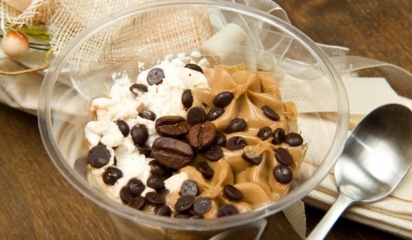 Италиански сладолед с кафе