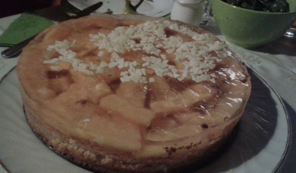 Желирана пъпешова торта