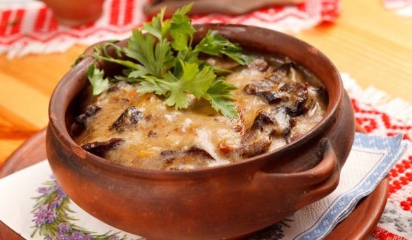 Жулиен с гъби печурки