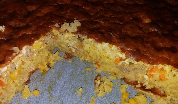 Жълт ориз със заливка