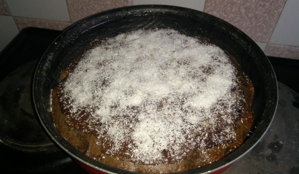 Какаов сладкиш с кокос