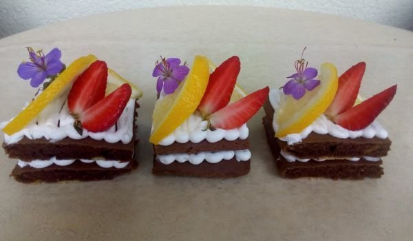 Какаови мини пастички