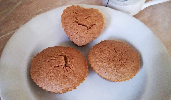 Какаово-бананови мъфини без брашно и захар