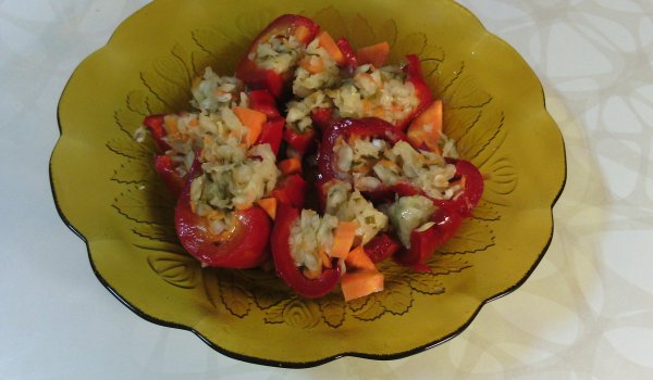 Камби с пълнеж от моркови и зеле