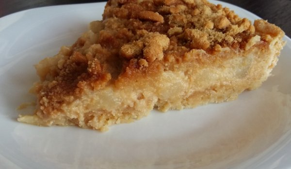 Карамелен пай с круши